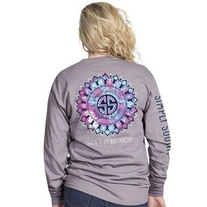 Simply Southern suck it up buttercup long sleeve top